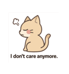 ネガティブねこのスタンプ（個別スタンプ：27）