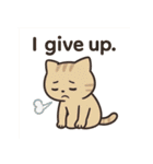 ネガティブねこのスタンプ（個別スタンプ：33）