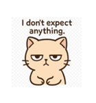 ネガティブねこのスタンプ（個別スタンプ：35）