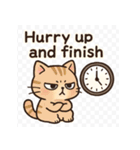 ネガティブねこのスタンプ（個別スタンプ：40）