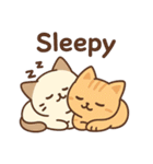 ネガティブねこ2匹スタンプ（個別スタンプ：2）