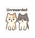 ネガティブねこ2匹スタンプ（個別スタンプ：36）