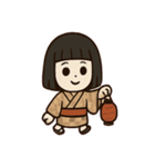 カタカタ人形のホラーな日常（個別スタンプ：4）