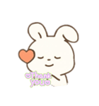 平凡うさぎさん♡（個別スタンプ：14）