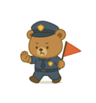 くまちゃん警察 プラス（個別スタンプ：1）
