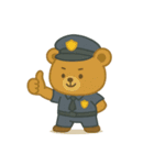 くまちゃん警察 プラス（個別スタンプ：4）