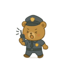 くまちゃん警察 プラス（個別スタンプ：5）