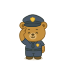 くまちゃん警察 プラス（個別スタンプ：14）