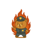 くまちゃん警察 プラス（個別スタンプ：18）