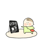 開眼(・)ちなのスタンプ（個別スタンプ：7）