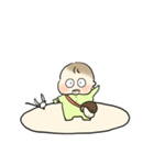開眼(・)ちなのスタンプ（個別スタンプ：14）