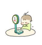 開眼(・)ちなのスタンプ（個別スタンプ：15）