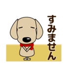 優しい気づかい ダックスフンド-犬好き 秋（個別スタンプ：29）