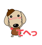 優しい気づかい ダックスフンド-犬好き 秋（個別スタンプ：30）