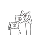 動く白熊さん（個別スタンプ：6）