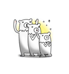 動く白熊さん（個別スタンプ：8）