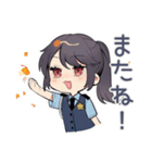 警察の秋★シュールな女性警官（個別スタンプ：38）
