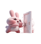 崩壊ピンクうさぎ（個別スタンプ：20）