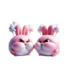 崩壊ピンクうさぎ（個別スタンプ：27）