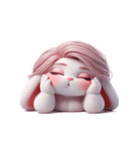 崩壊ピンクうさぎ（個別スタンプ：31）