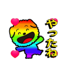 アニメネガティブに光る妖怪（個別スタンプ：21）
