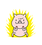 かわいい ブタさん（個別スタンプ：10）