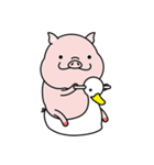 かわいい ブタさん（個別スタンプ：38）