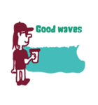 GO SURF -surf girl-（個別スタンプ：9）
