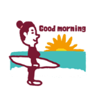 GO SURF -surf girl-（個別スタンプ：14）