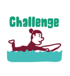GO SURF -surf girl-（個別スタンプ：17）