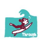 GO SURF -surf girl-（個別スタンプ：18）