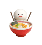 みじめちゃんの食べ物スタンプ（3D）（個別スタンプ：13）