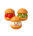 みじめちゃんの食べ物スタンプ（3D）（個別スタンプ：28）
