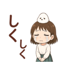 女の子と小鳥 可愛らしく喜怒哀楽（個別スタンプ：23）