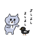 灰色キャットの秋の暮らし（個別スタンプ：27）