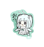 やわらか女の子スタンプ（個別スタンプ：5）