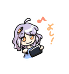 やわらか女の子スタンプ（個別スタンプ：12）