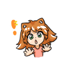 やわらか女の子スタンプ（個別スタンプ：14）