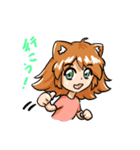 やわらか女の子スタンプ（個別スタンプ：15）