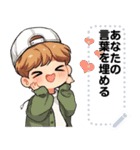 Message Stickers (Makok) JP（個別スタンプ：1）