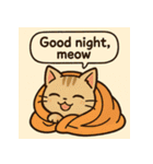 冬ねこスタンプセット（個別スタンプ：5）