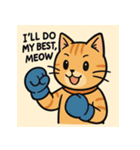 冬ねこスタンプセット（個別スタンプ：7）