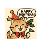 冬ねこスタンプセット（個別スタンプ：40）