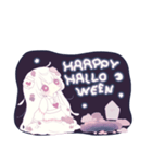 ハロウィンの女の子3（個別スタンプ：1）