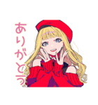 秋のキュートギャル♡女子トーク（個別スタンプ：3）