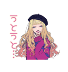 秋のキュートギャル♡女子トーク（個別スタンプ：9）
