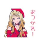 秋のキュートギャル♡女子トーク（個別スタンプ：14）