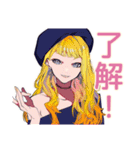 秋のキュートギャル♡女子トーク（個別スタンプ：24）