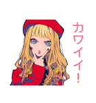 秋のキュートギャル♡女子トーク（個別スタンプ：33）