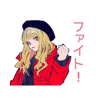 秋のキュートギャル♡女子トーク（個別スタンプ：40）